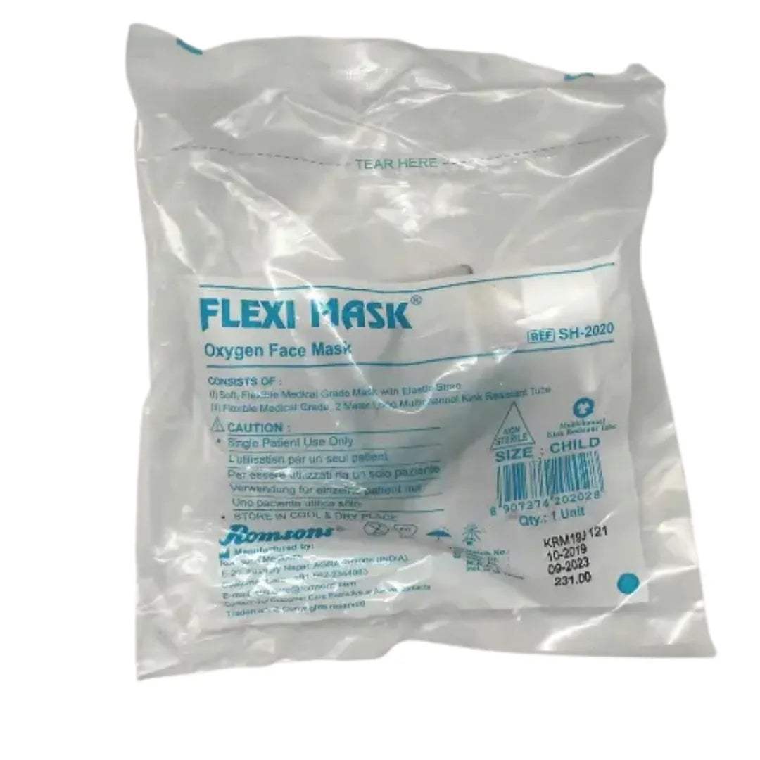 Buy Flexi Mask 2Mtr Oxygen Mask Online for Medical Needs