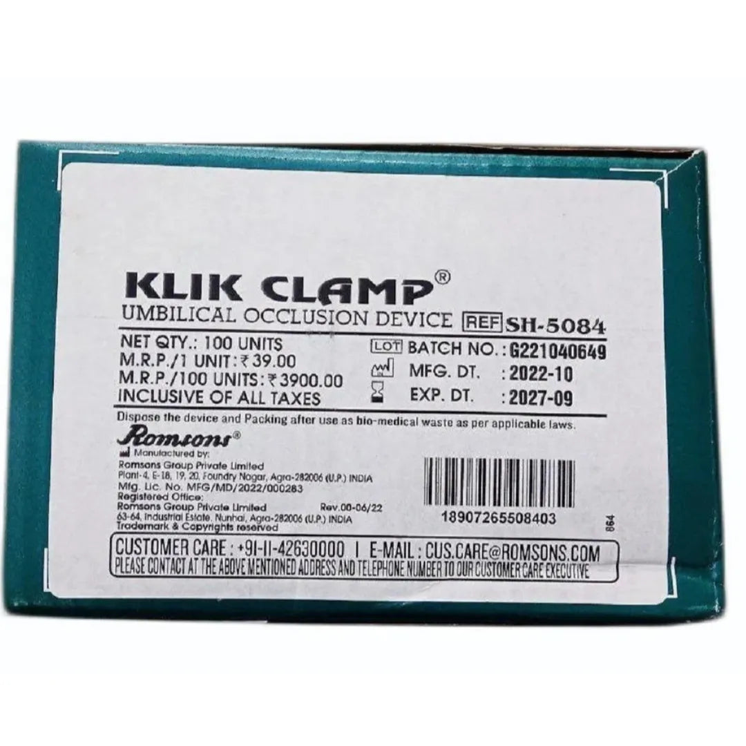 Buy Romsons Klik Umbilical Cord Clamp | Shop Now
