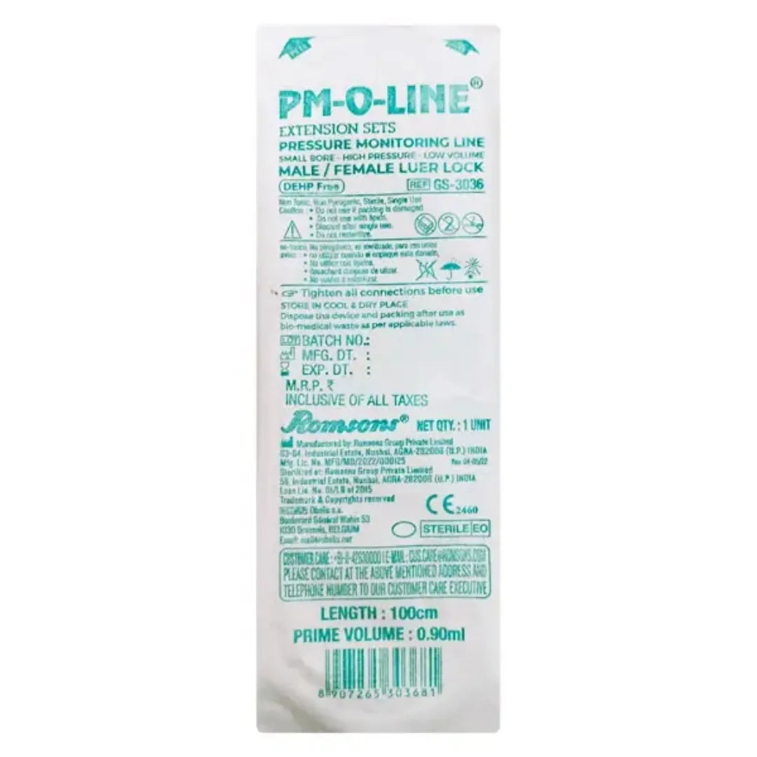 Buy Romsons PM-O-Line Pressure Monitoring Lines Online