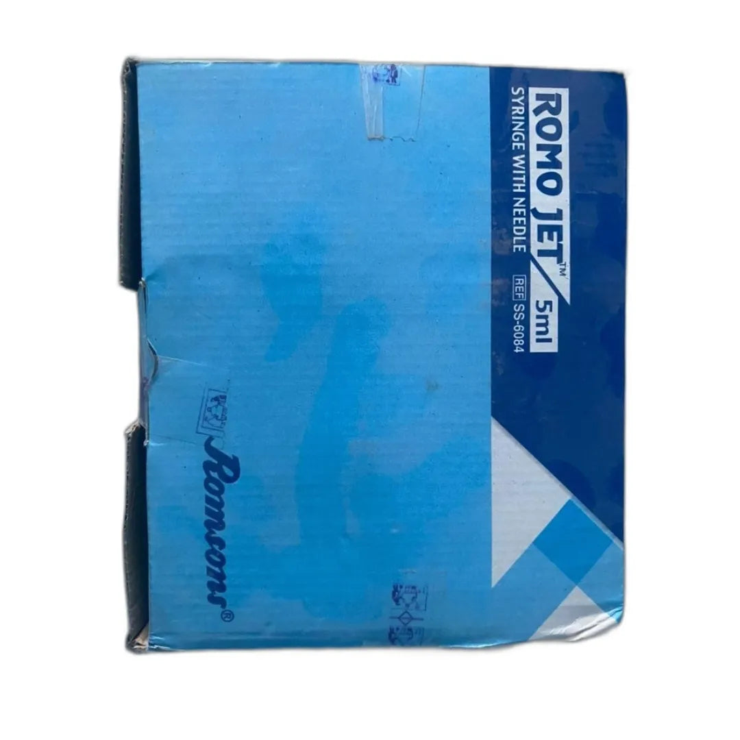 Buy Romsons Romo Jet Syringe with 5ml Needle - Pack of 100