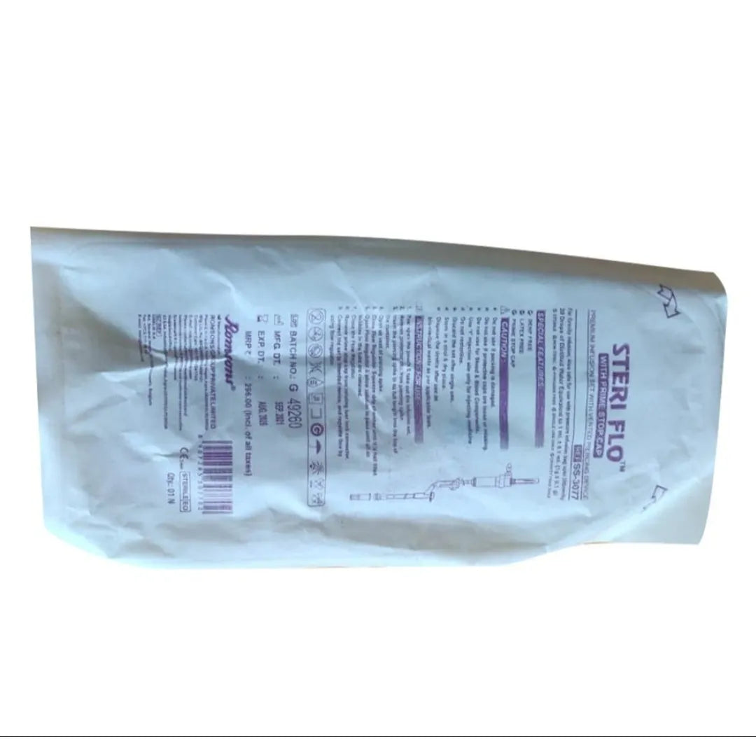Romsons Steri Flo Premium IV Set - Medical Infusion