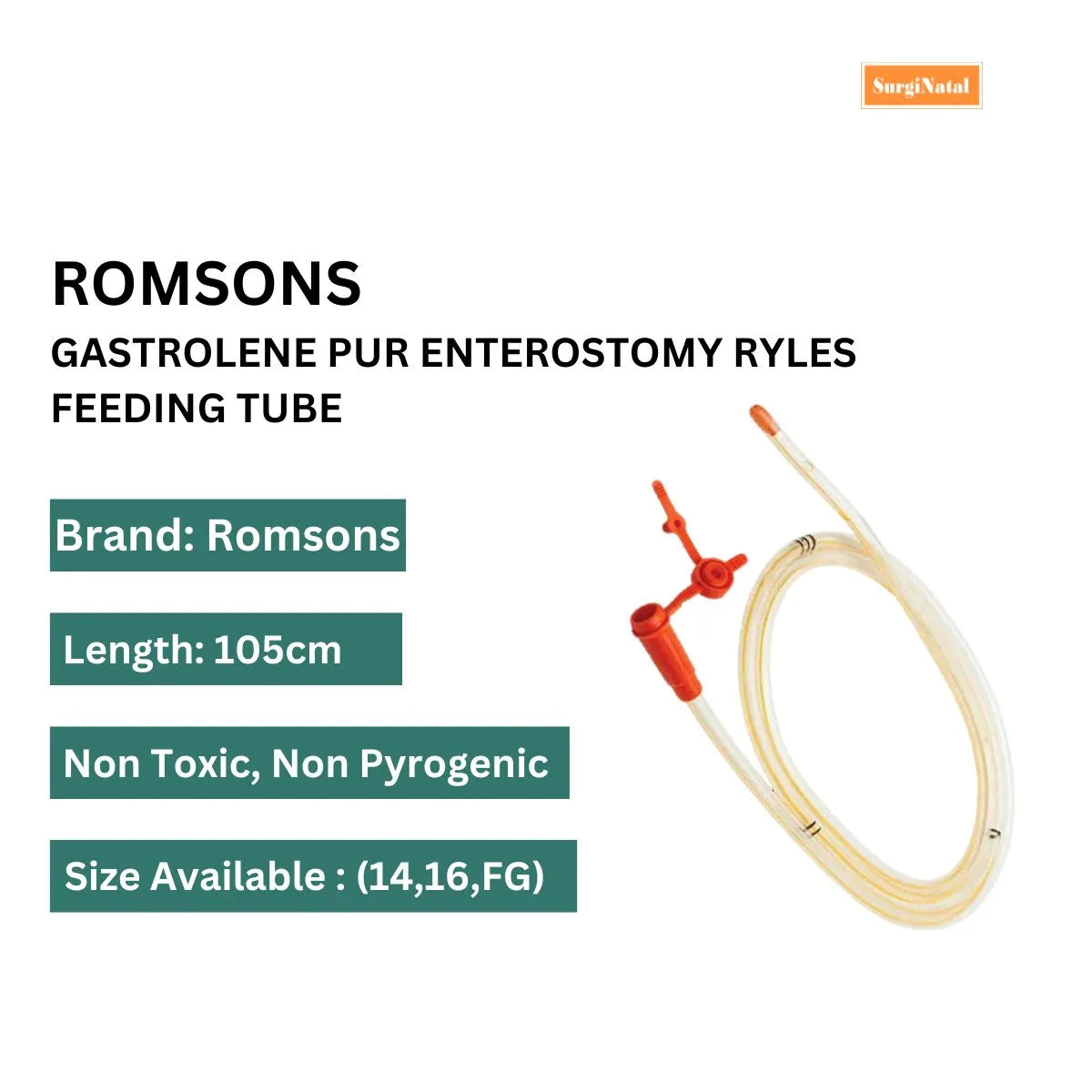 Buy Gastrolene PUR & Polyurethane Feeding Tube Online