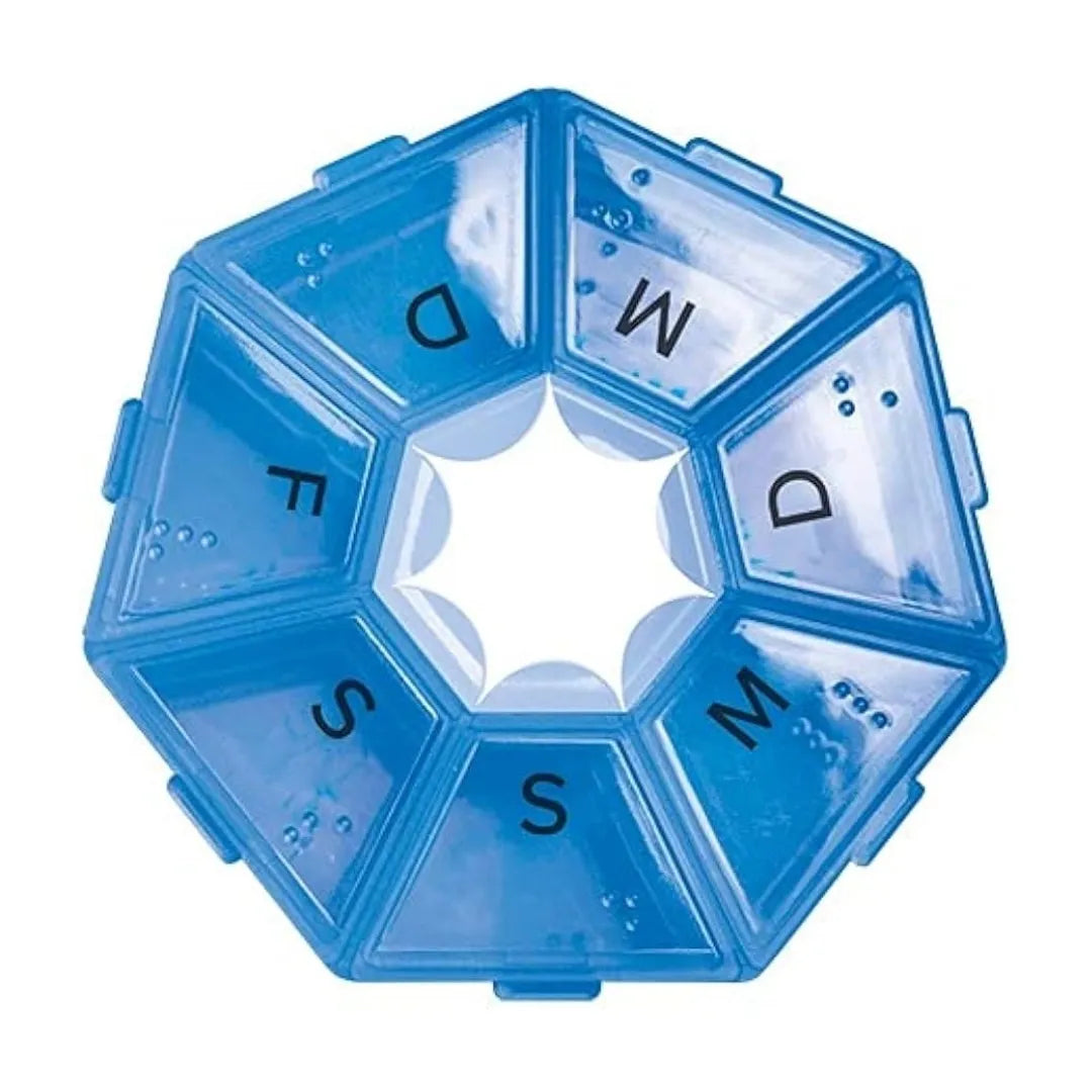 Round Pill Box - Weekly AKL030