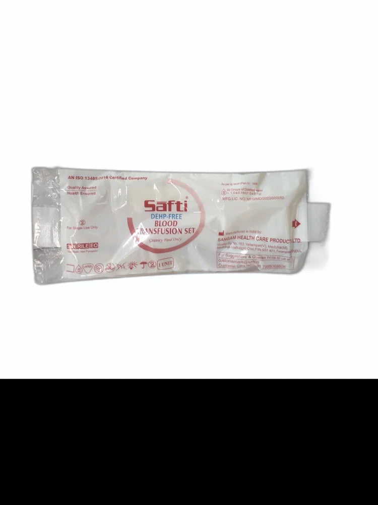 Safti Blood Transfusion Set