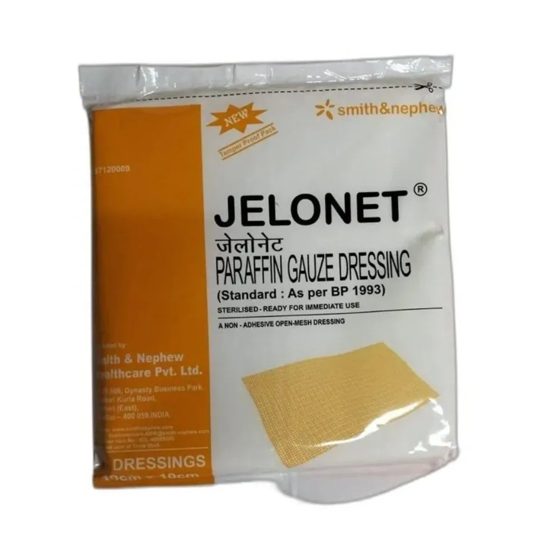 Buy Jelonet Paraffin Gauze Dressing - 10cm*10cm 10 Foils