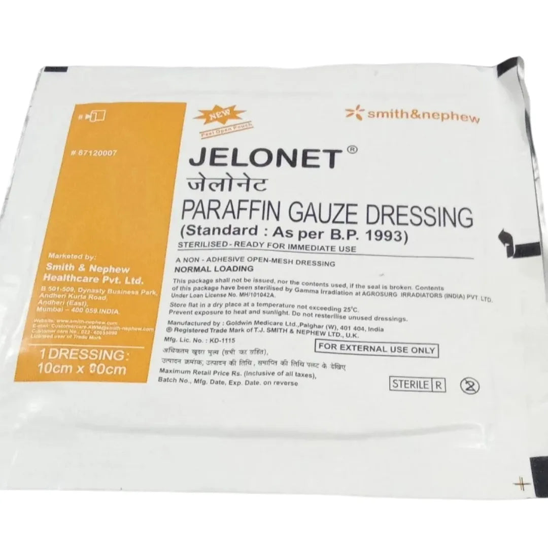 Buy Jelonet Paraffin Gauze Dressing - 10cm*10cm 10 Foils