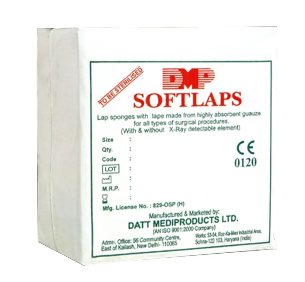 Buy Softlaps Lap Sponge 25x25 cm Online | Datt Medi