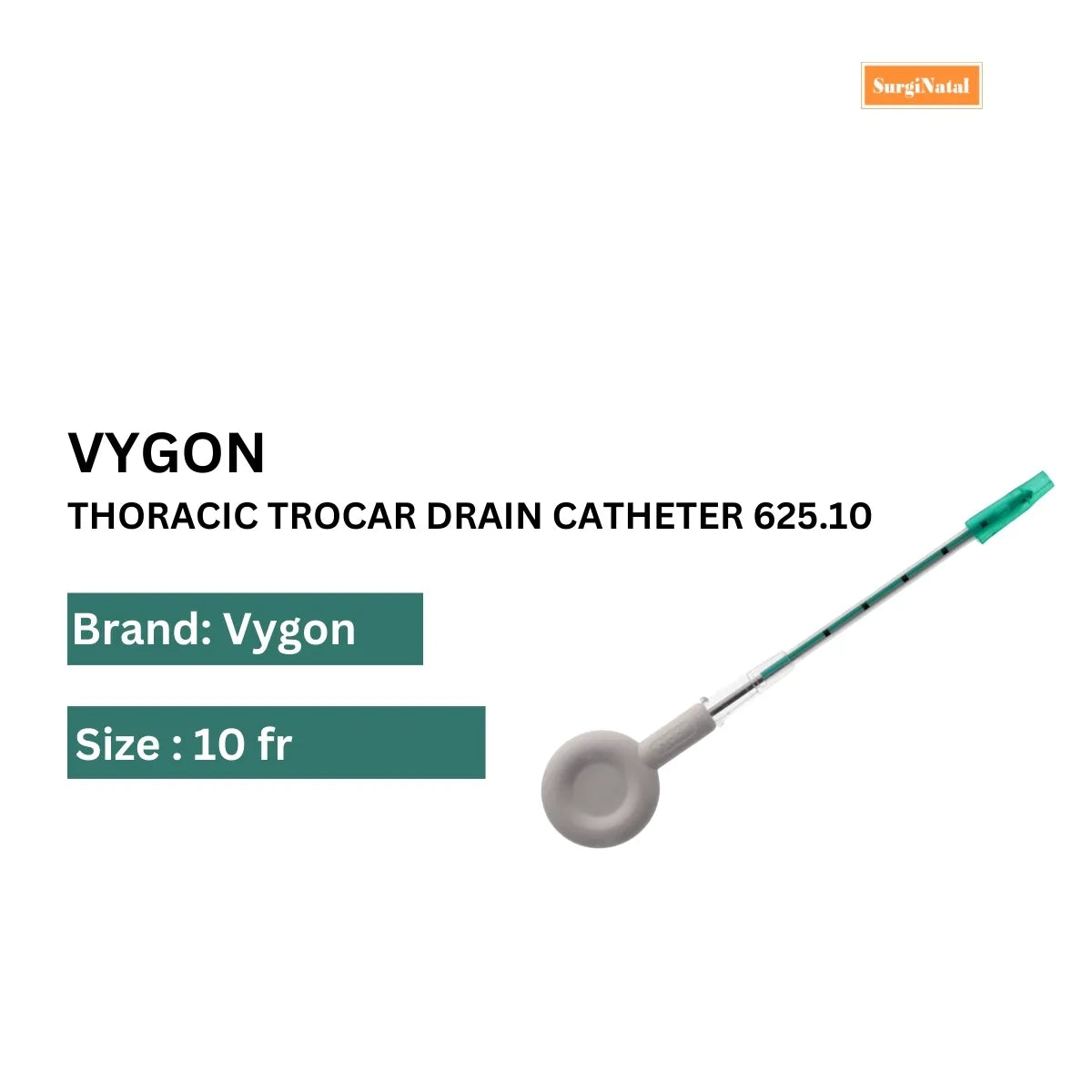 Buy Online Thoracic Trocar Drain Catheter | Vygon