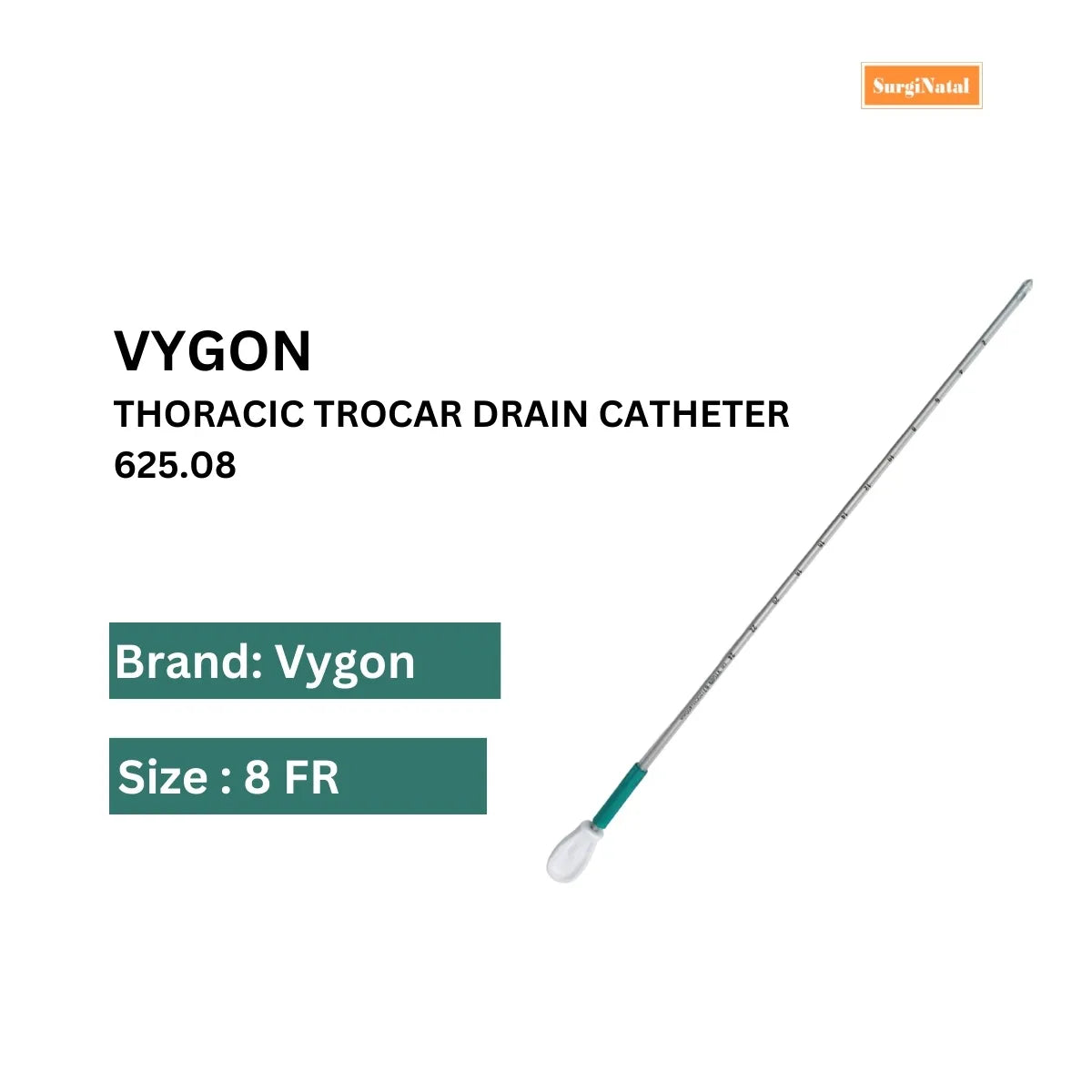 Buy Thoracic Trocar Drain Catheter 625.08 Online | Vygon