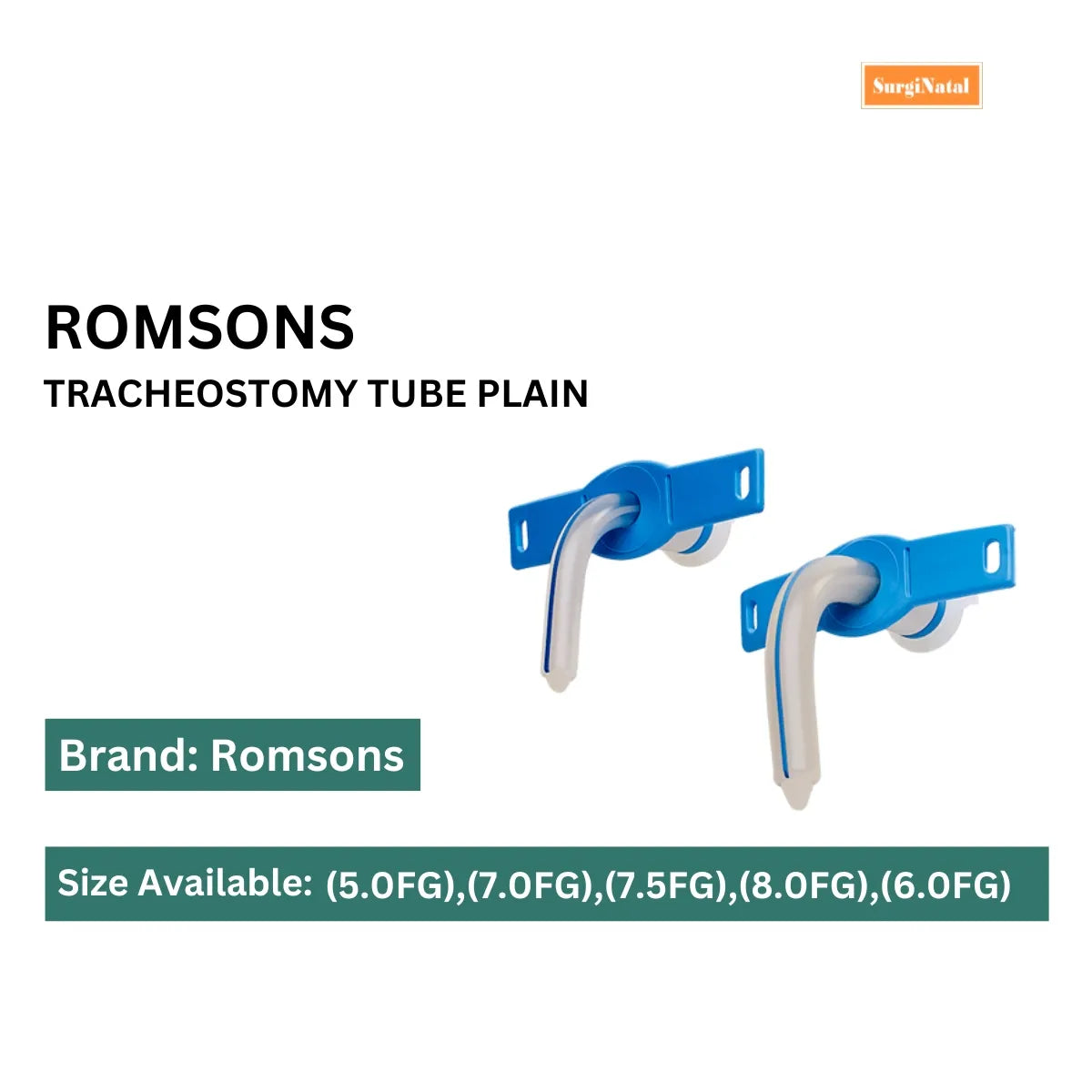 Buy Tracheostomy Tube Plain Online for Medical Needs