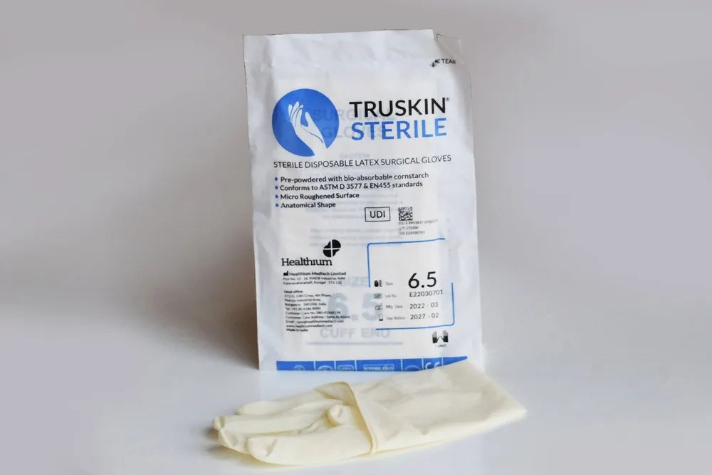Buy Truskin Sterile Powdered Surgical Gloves Online