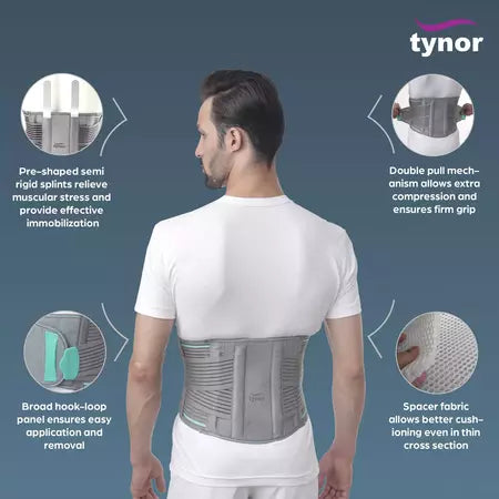 Tynor Lumbopore Lumbar Support Belt ( Medium ) A-04