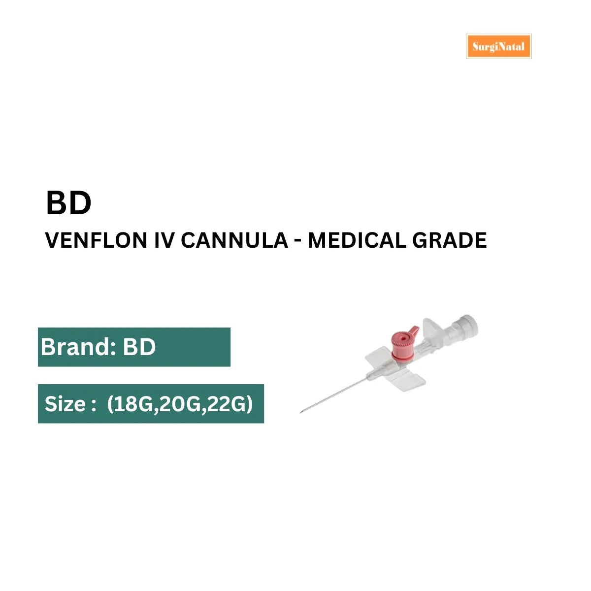 Shop BD Venflon IV Cannula - Medical Grade | Lowest Price