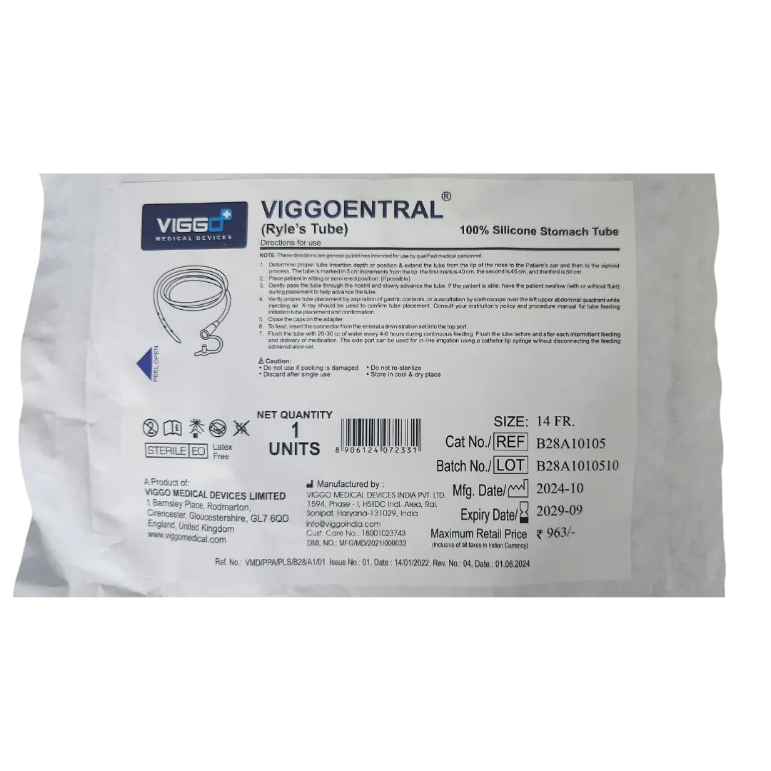 Buy Silicone Ryles Tube Online - Medical Supply Company
