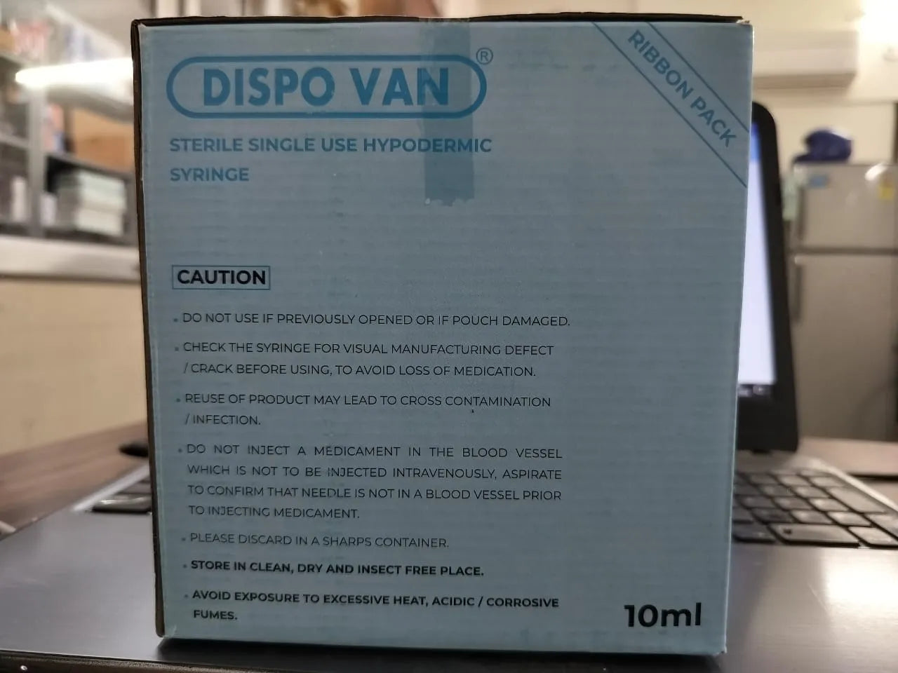Dispo Van 10 ML Syringe Without Needle - 50 Units Pack