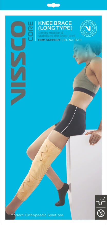 Vissco ROM Knee Brace – Fixed Height (PC 0755) | Hinged Knee Immobilizer