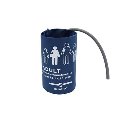 Medisafe Reusable NIBP Cuff Singel Tubing Blue