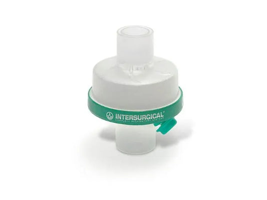 InterSurgical HME Filter Adult With Luer Port for Respiratory Care
