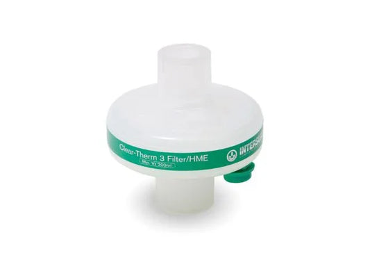 InterSurgical HME Filter Paediatric With Luer Port  for Respiratory Care