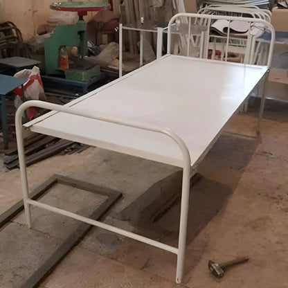 Plain Patient Hospital Bed with MS Angle Frame (Mattress Option Available)