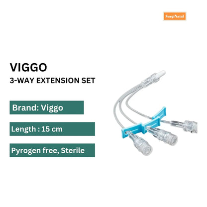 Buy Viggo 3-Way Extension Set | Sterile IV Extension Set Online