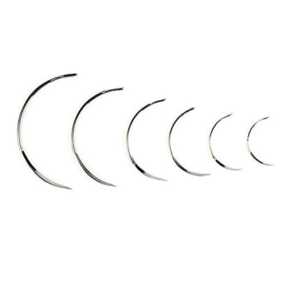Suture Needles - Half Circle Triangular- 6 Needle Pack BOX