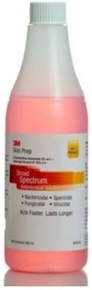 3M™ Skin Prepping Antiseptic Solution, CHG 2% W/V and Isopropyl Alcohol IP 70% V/V, 500 mL
