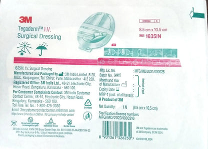 Buy Tegaderm 1635IN 8.5cm*10.5cm for Surgical Needs | 3M