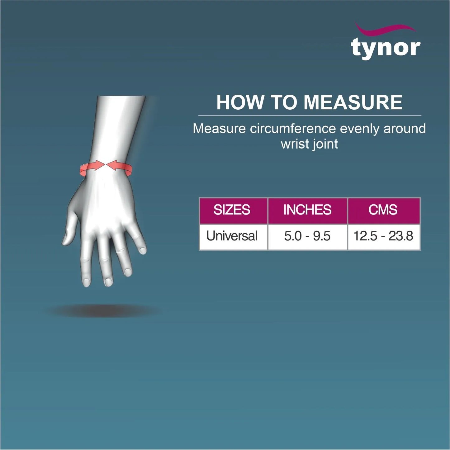 Tynor Wrist Brace with Thumb Neo ( J-03)