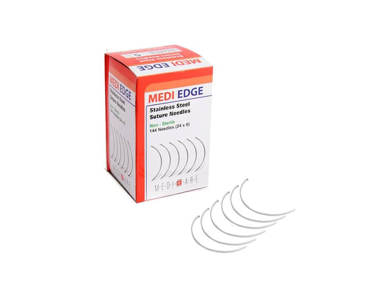 Suture Needles - Half Circle Triangular- 6 Needle Pack BOX