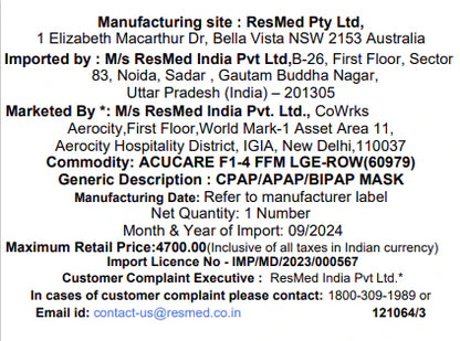 AcuCare™ F1-4