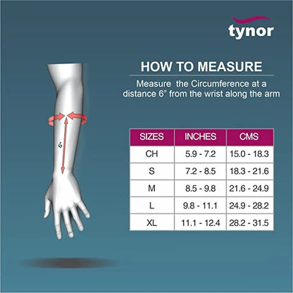 Tynor Left Wrist and Forearm Splint (Small)