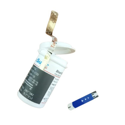 AccuSure Simple Blood Glucose Test Strip - 50 Strips