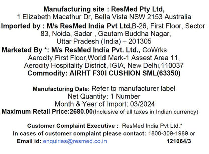 ResMed AirFit™ F30i Cushion