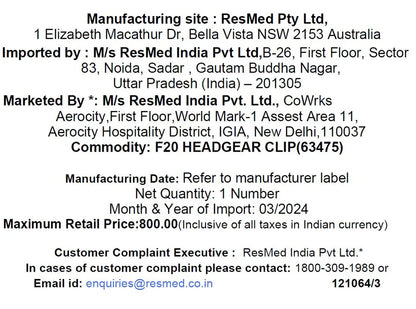 ResMed FF Mask Magnet Clips (2PK)