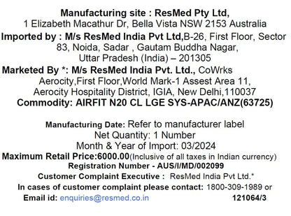 ResMed AirFit™ N20 Classic Mask