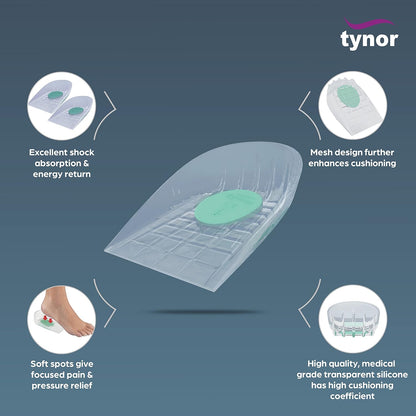 Tynor Heel Cushion Silicone Pair ( K 02 )