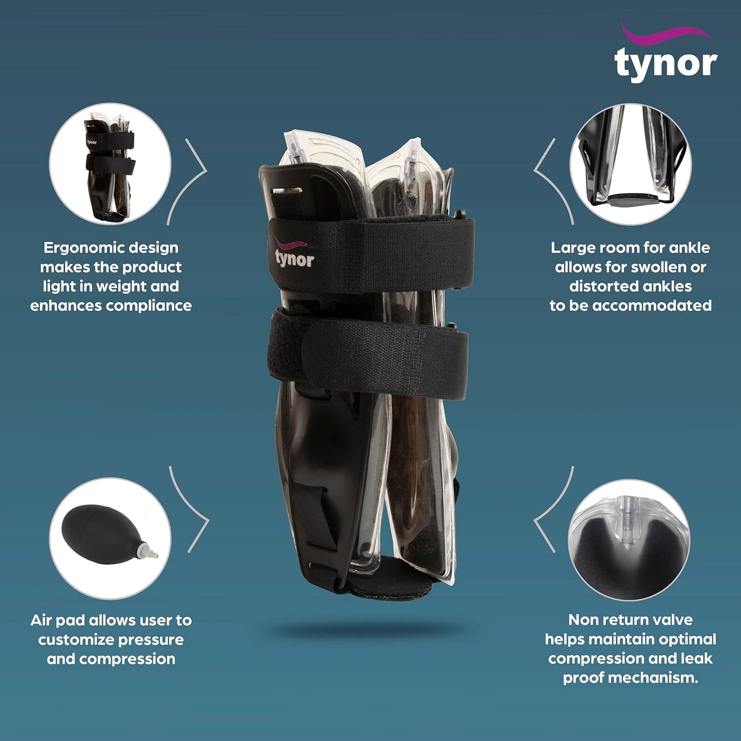 Tynor Air Ankle Splint ( D-40)