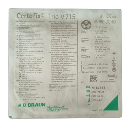 Buy Certofix Trio Central Venjson Catheter Kit | B Braun