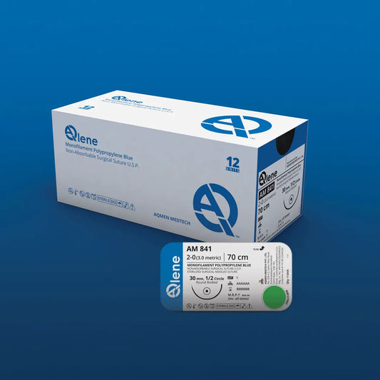 Aqmen Sutures AM805 AqLene Prolene Type USP 0-12 Foils