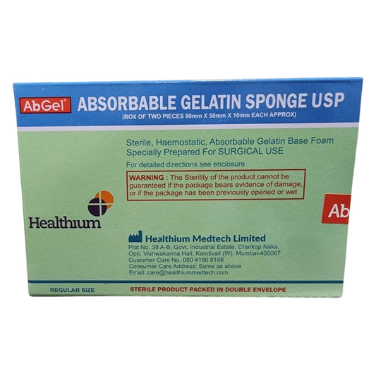 Buy Abgel Sponge USP -2 pcs Online for Surgical Use