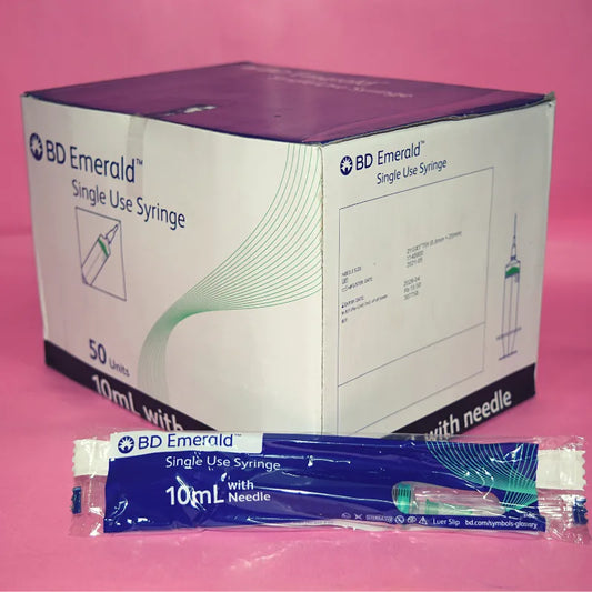 BD Syringe 10ml 21G, 50 Pcs