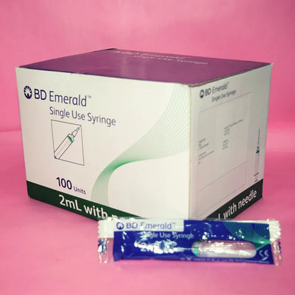 BD 2ml Syringe with 24G*1 inch Needle - 100 Units Pack | SurgiNatal