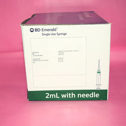 BD 2ml Syringe with 24G*1 inch Needle - 100 Units Pack | SurgiNatal