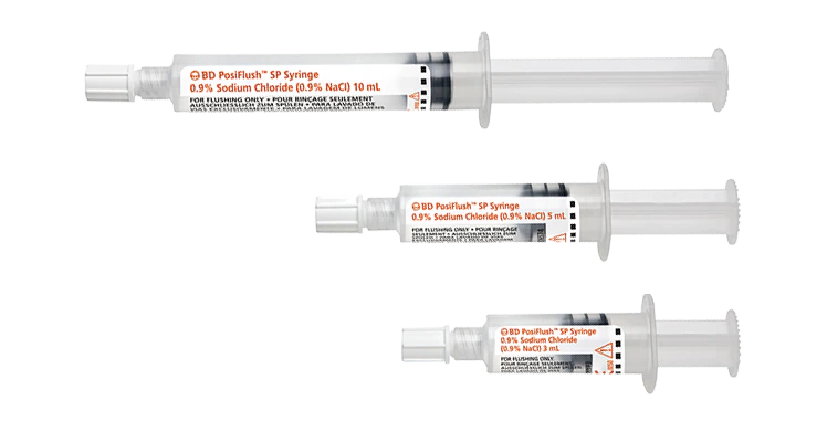 BD PosiFlush SP 5ml Prefilled Saline Syringe