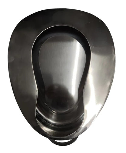 Premium Quality Stainless Steel Female Bed Pan with cover