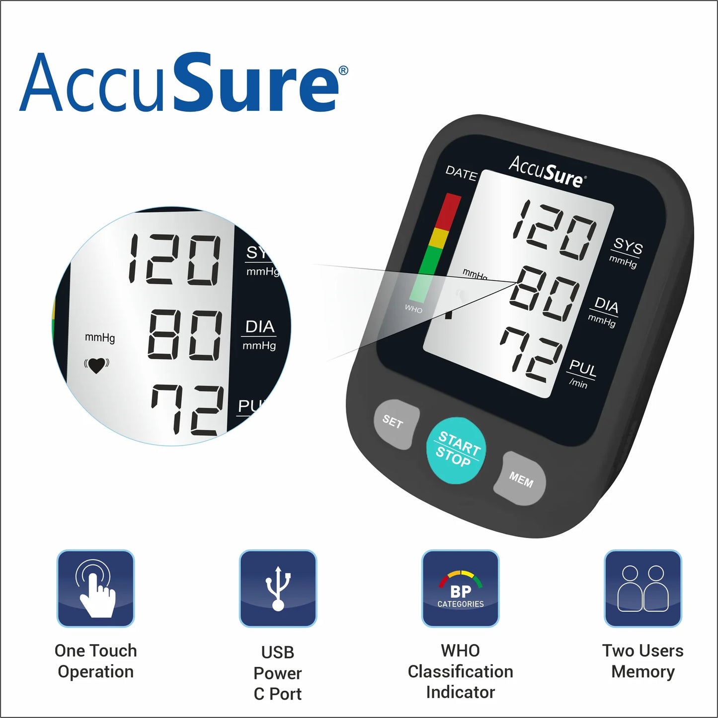 AccuSure Bp Monitor (Bp01)