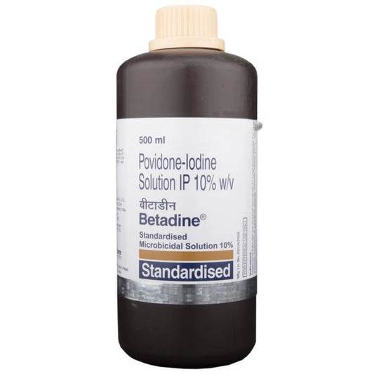 Buy Betadine Povidone Iodine Solution 10% - 500 ML Online