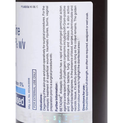 Buy Betadine Povidone Iodine Solution 10% - 500 ML Online