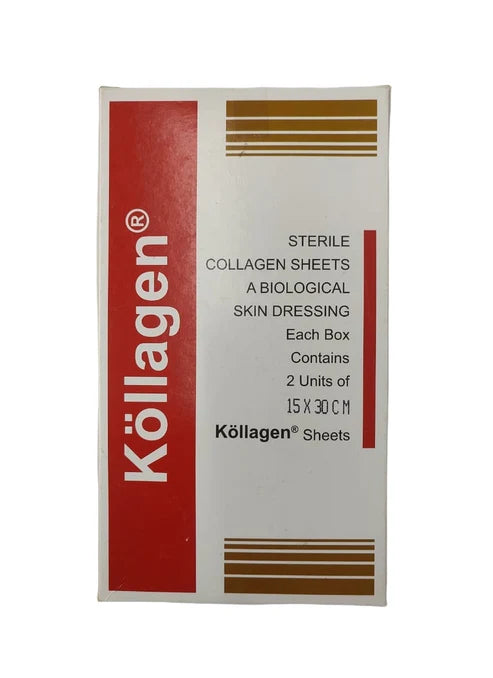 Kollagen Sterile Collagen Sheets Skin Dressing (15cm X 30cm )